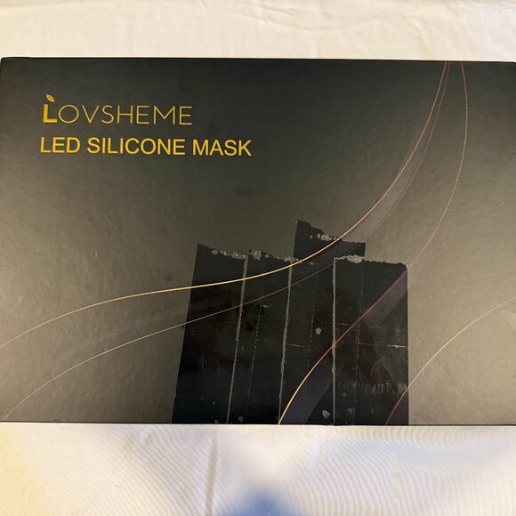 New LOVSHEME LED Silicone Face Mask – Red Light Therapy | Anti-Aging & Acne | US - Picture 1 of 9